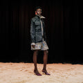 Veste en denim structurée